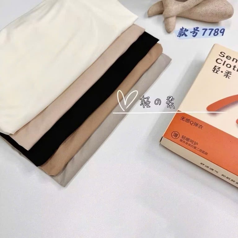 Áo Giữ Nhiệt Nữ Chất Liệu Sợi Chuyển Nhiệt Siêu Mỏng Giữ Ấm