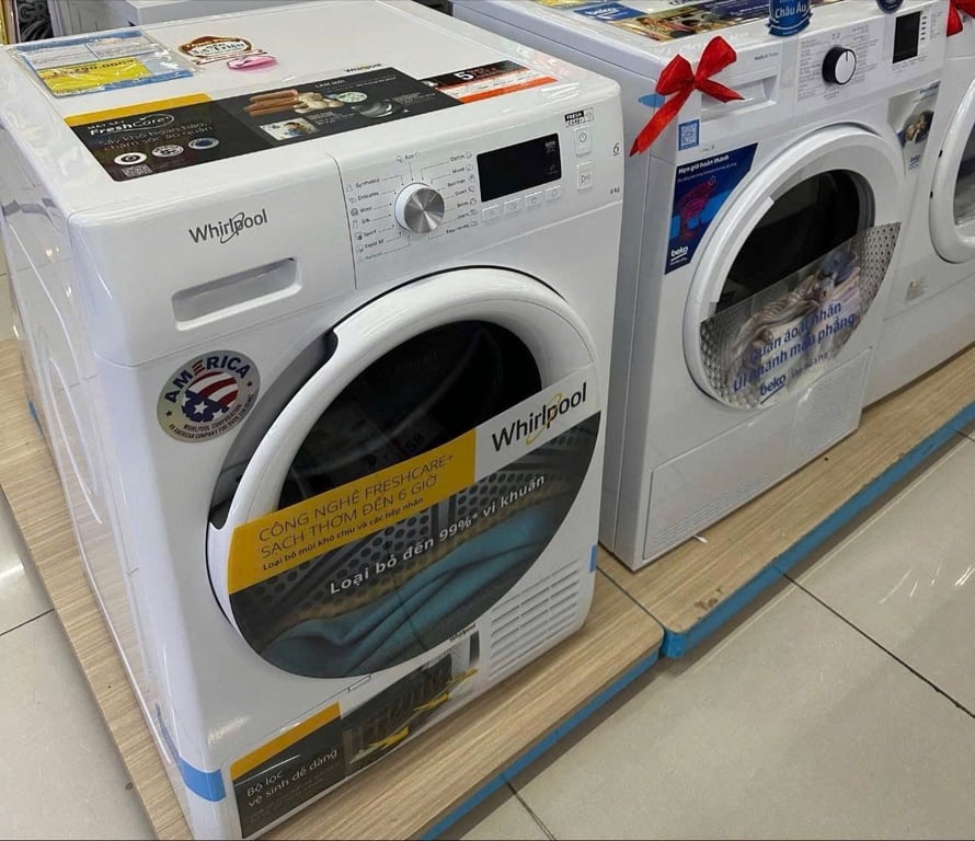 MÁY SẤY QUẦN ÁO FFTCM118XB EE 2700W WHIRLPOOL BA LAN SỐ 1 USA