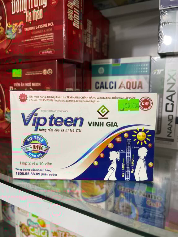 Vipteen hộp 20 viên vinh gia