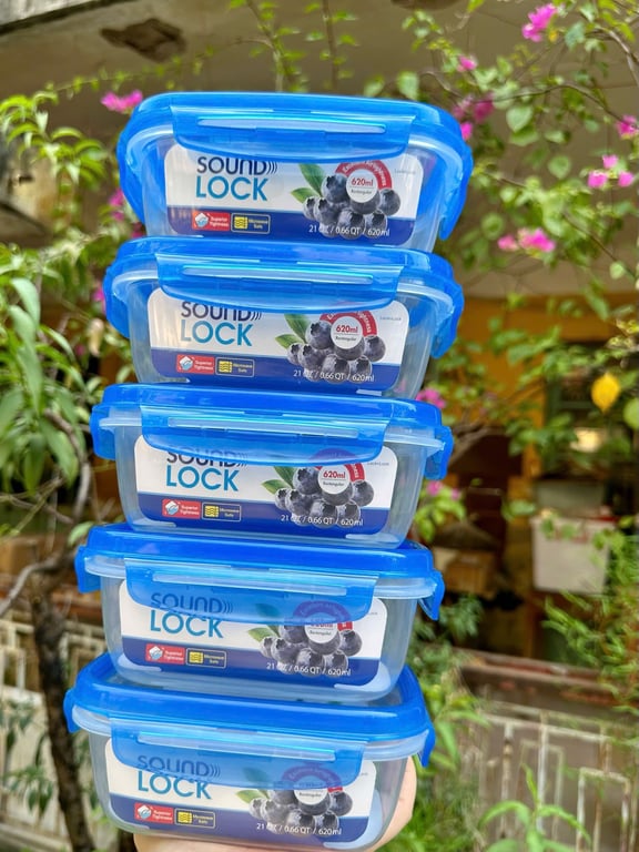 HỘP NHỰA LOCK & LOCK SOUND LOCK 620ml