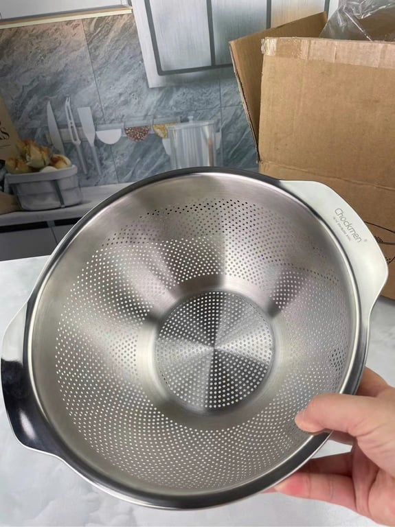 CKM248 - RỔ INOX BẦU CHOCKMEN 25CM