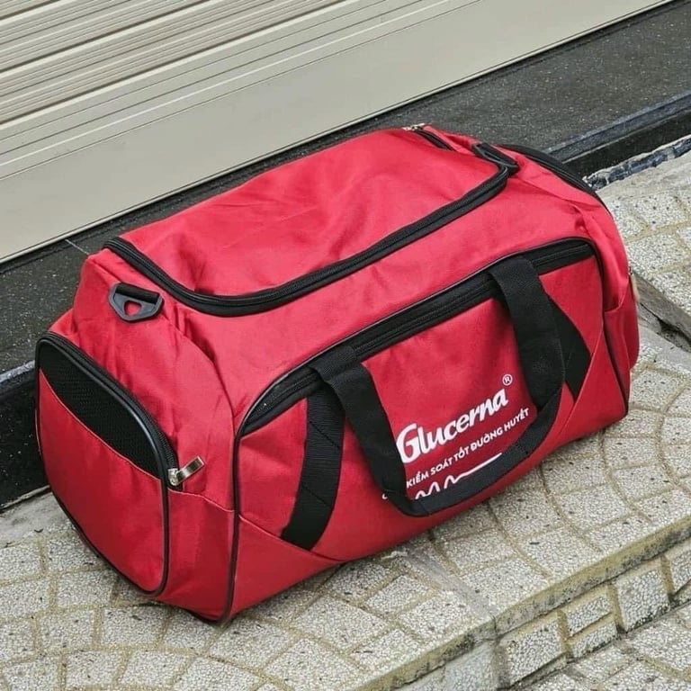 Túi Xách Glucena đỏ đô Siêu Dễ Thương