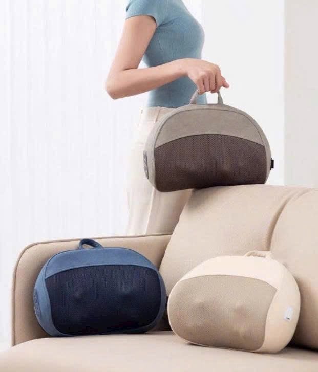 Gối Massage 4in1 – Cổ, Vai, Gáy, Lưng