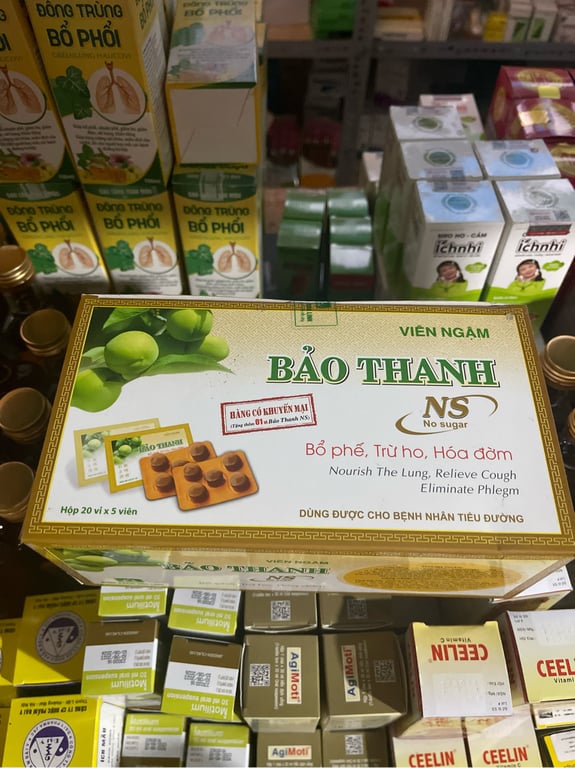 Ngậm bảo thành không đường h/20 vỉ