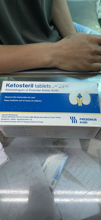 Ketosteril đạm thận lên giá h/100v