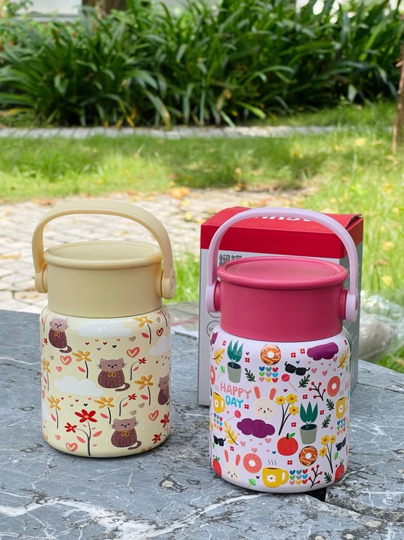 🍯 Bình Ủ Cháo Inox 316 – 500ml