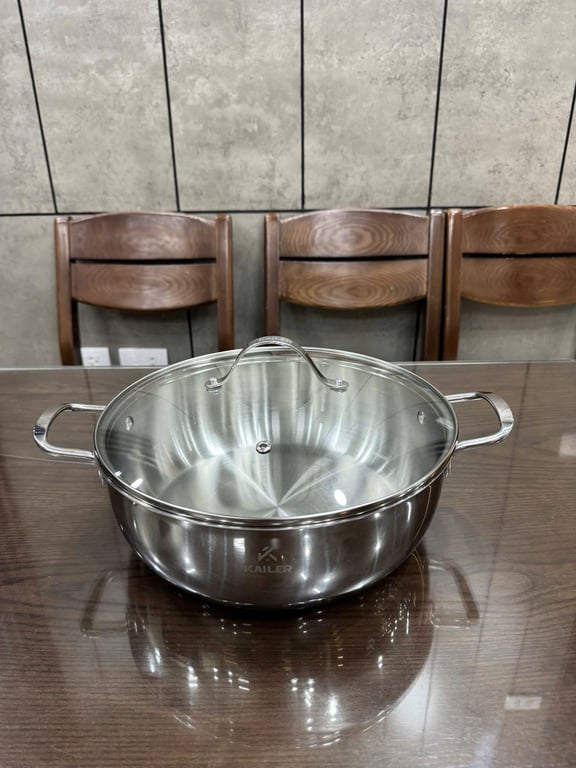 Nồi đúc liền khối đáy liền inox đa năng 26, 28cm