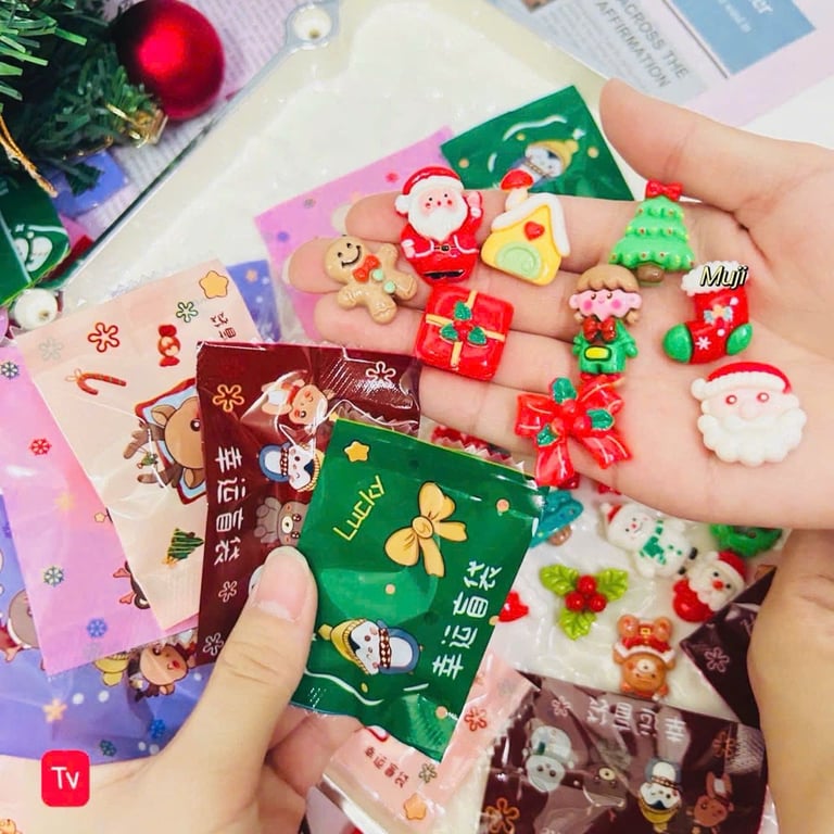 Set 50c túi mù noel siêu xinh