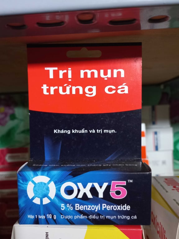 Oxy 5 bôi  tuýp 10g