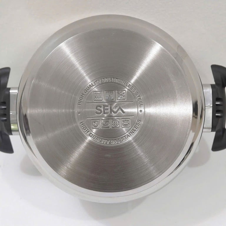 NỒI ÁP SUẤT ĐÁY TỪ SEKA 5859- Van kép 3 cấp an toàn 🔰 TẶNG KÈM VUNG KÍNH 4L & 6 L