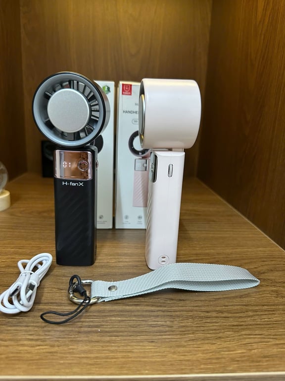 Quạt cầm tay tích điện H-Fanx Eisbar Germany – 199 tốc độ gió