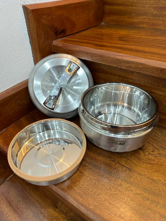 Cặp lồng đựng cơm inox 2 ngăn hàng đức