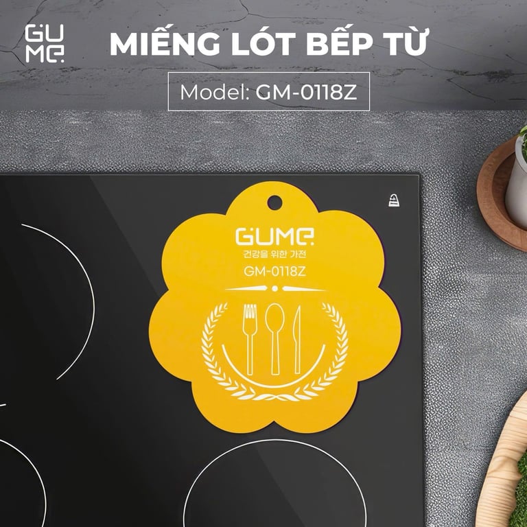 Set 2  Miếng lót bếp từ Gume GM-0118Z