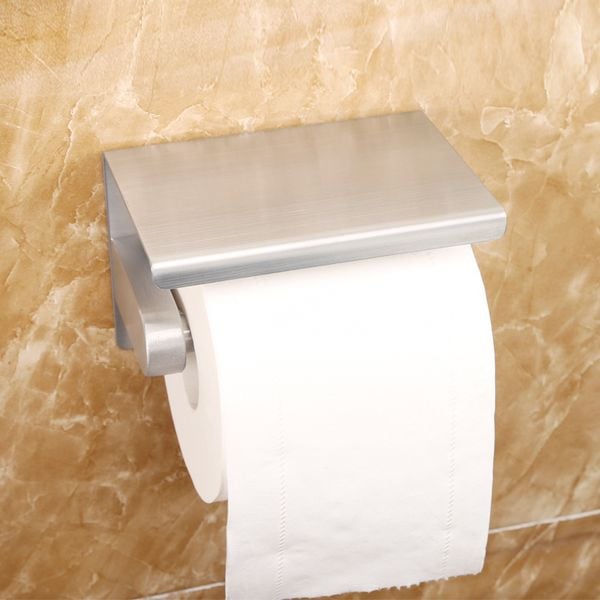 Kệ đựng giấy vệ sinh dán tường inox 304 Gi-Home HG21