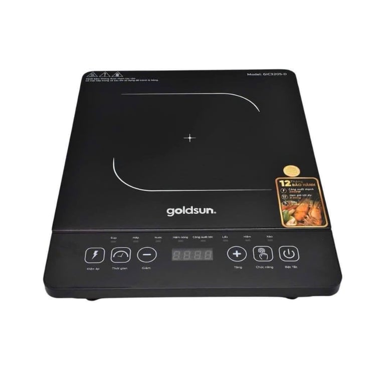 BẾP TỪ ĐƠN CẢM ỨNG GOLDSUN GIC3205-D