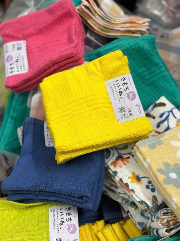 SET 3 KHĂN MẶT COTTON ORGANIC NEZUMI NHẬT 30x30CM