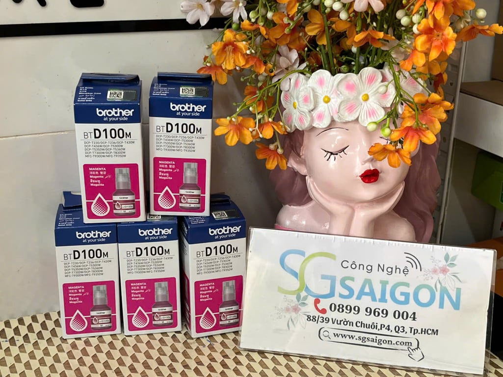 Bộ mực máy in phun Brother BTD100