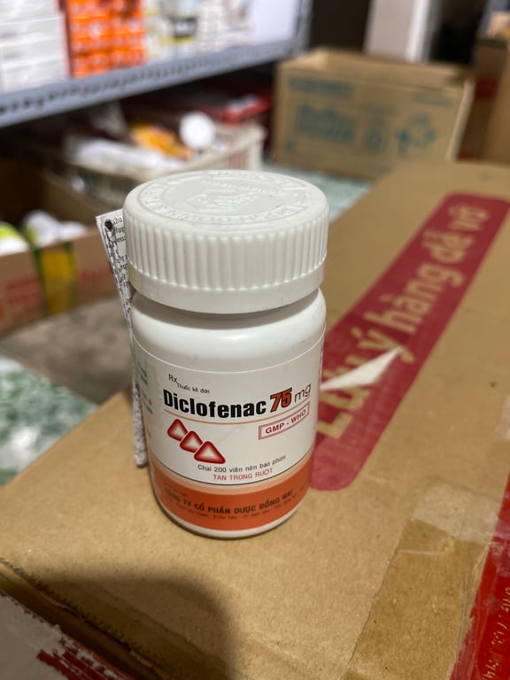 Diclofenac 75 đồng nai c/200v
