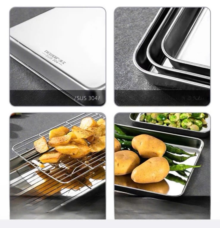 BỘ KHAY VỈ INOX 304