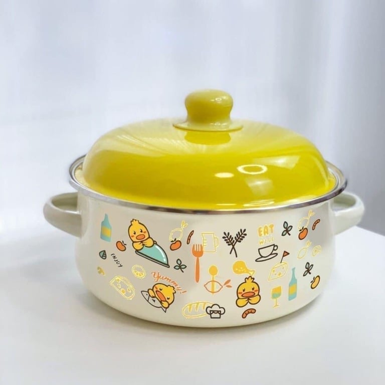 Set 3 nồi vit vàng tráng men cao cấp