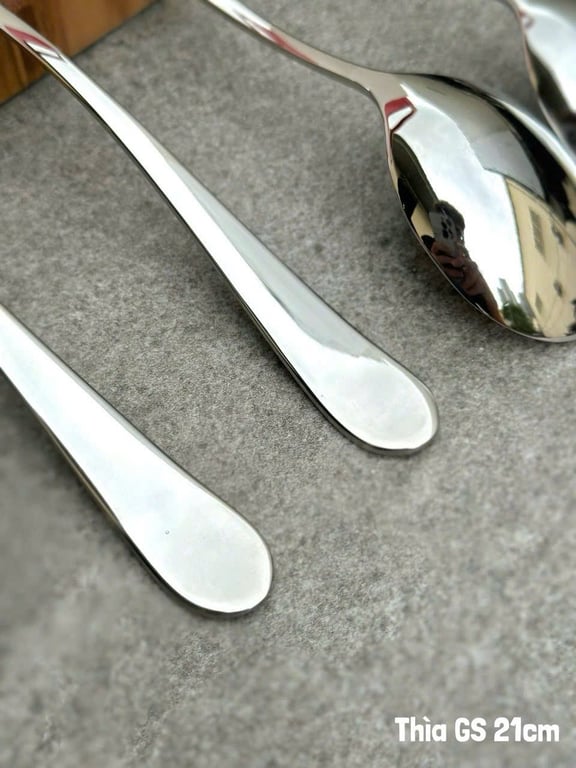 Set 5 thìa inox cao cấp GS 21cm