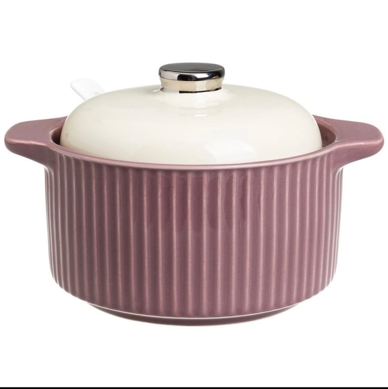 Âu gốm 1100ml vân sọc siêu sang