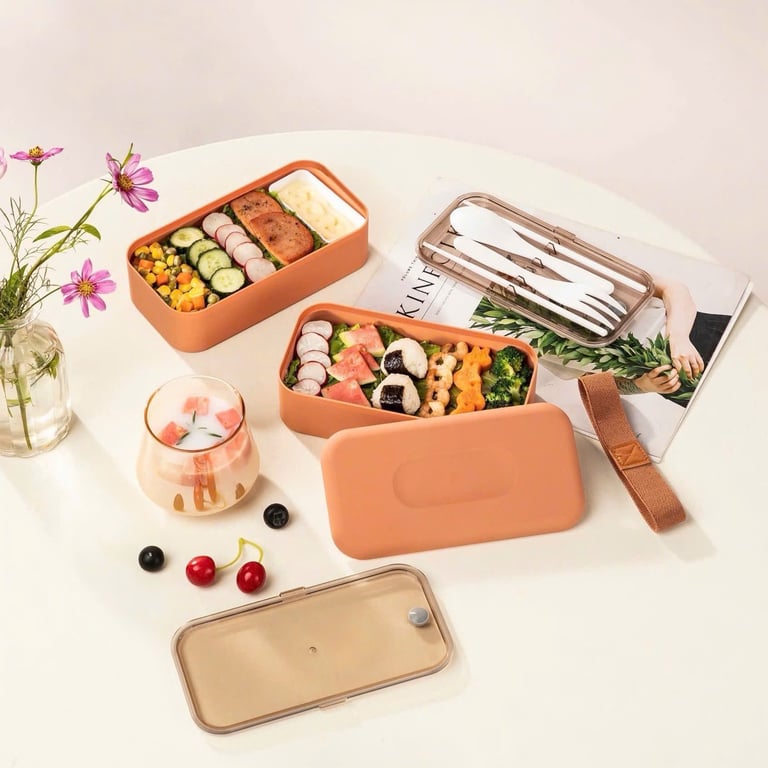 MK31 - Hộp Cơm Nhật Bản 2 Tầng