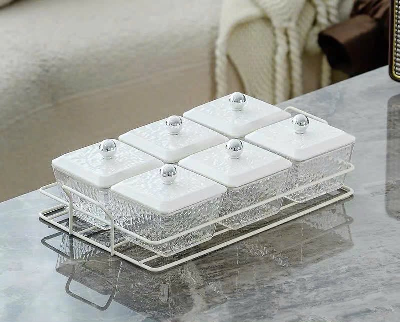 Khay mứt 4 ngăn-6 ngăn phong cách Bắc Âu