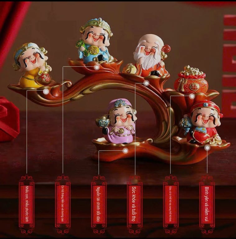Bộ Tượng 5 ông thần tài
