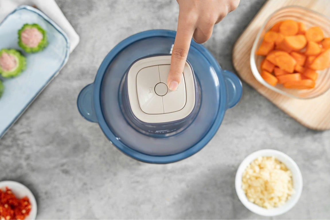 MÁY XAY THỊT KAILER CỐI THỦY TINH KL-007