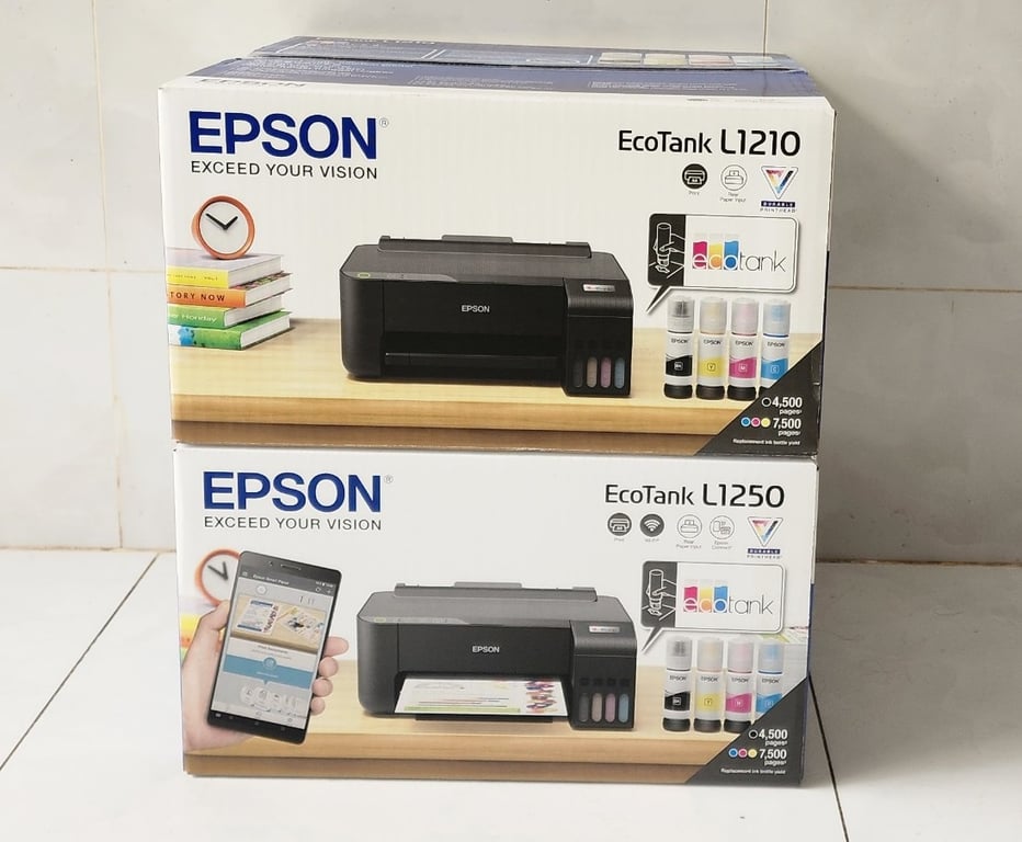 Máy In Phun Màu Đơn Năng Epson L1250 (A4/A5/ USB/ WIFI)