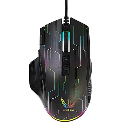 Chuột Máy Tính Gaming Có Dây Zadez GT-616M - Màu Đen