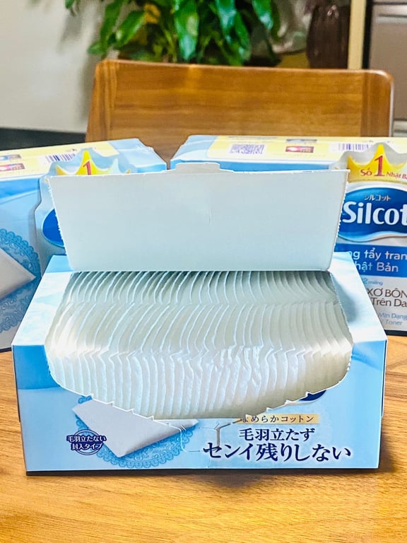 Bông tẩy trang Silcot số 1️⃣ Nhật Bản 80 miếng