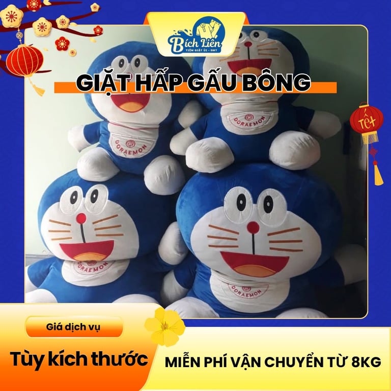 Giặt Hấp Gấu Bông