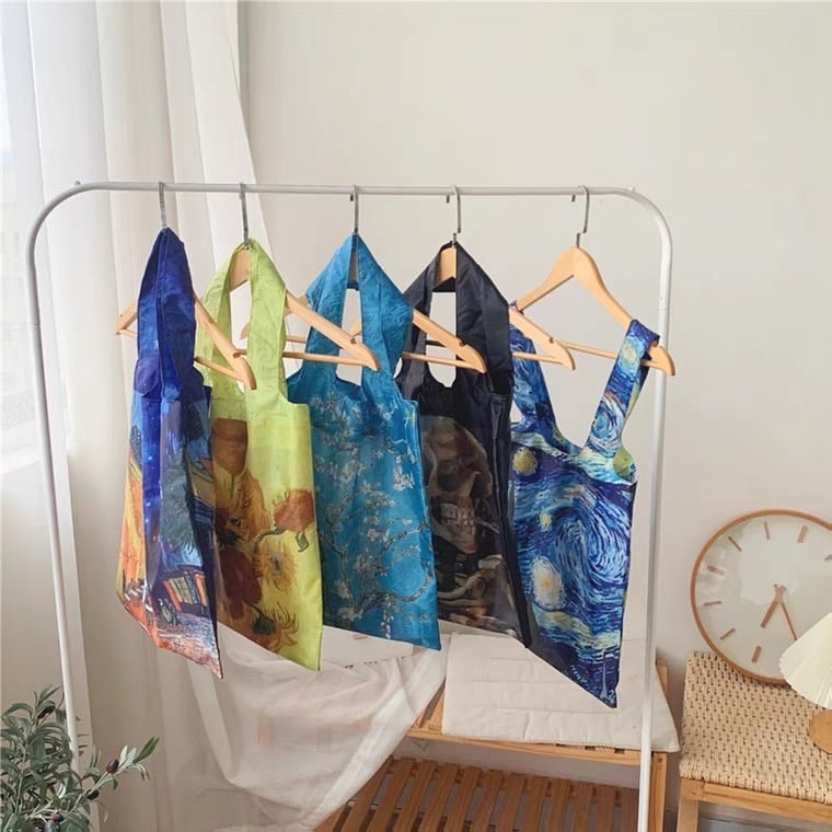 Set 3 túi hoạ tiết tranh Van Gogh