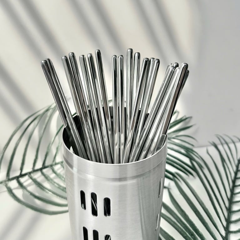 SET 10 ĐÔI ĐŨA CHÂN KHÔNG RAION NHẬT BẢN INOX 304 CAO CẤP