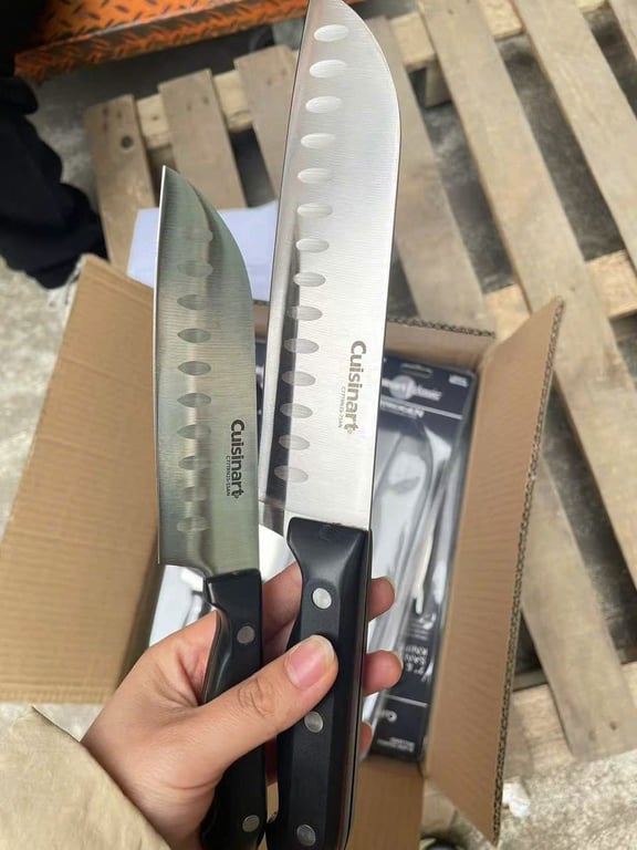 SET 2 DAO LÀM BẾP 5inch + 7inch nhà Cuisinats bao AUTH