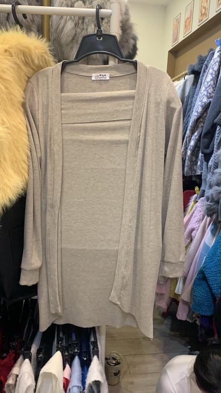 Set len nâu body kèm choàng