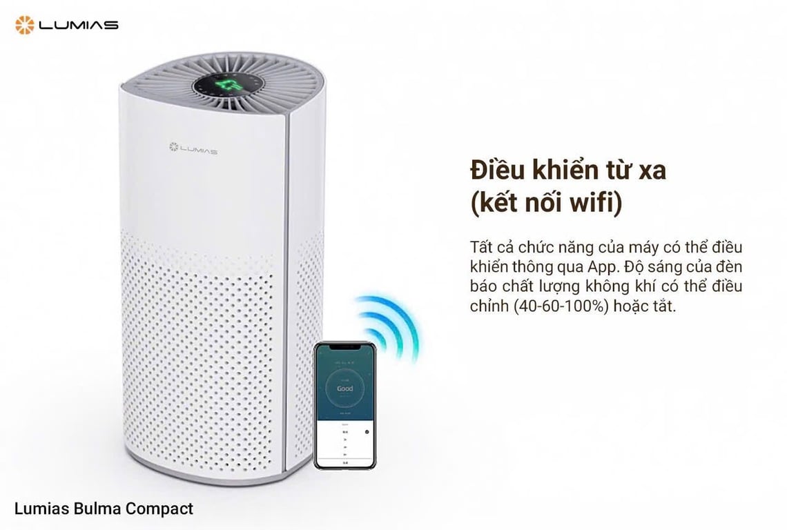 Máy lọc không khí Lumias Bulma Compact