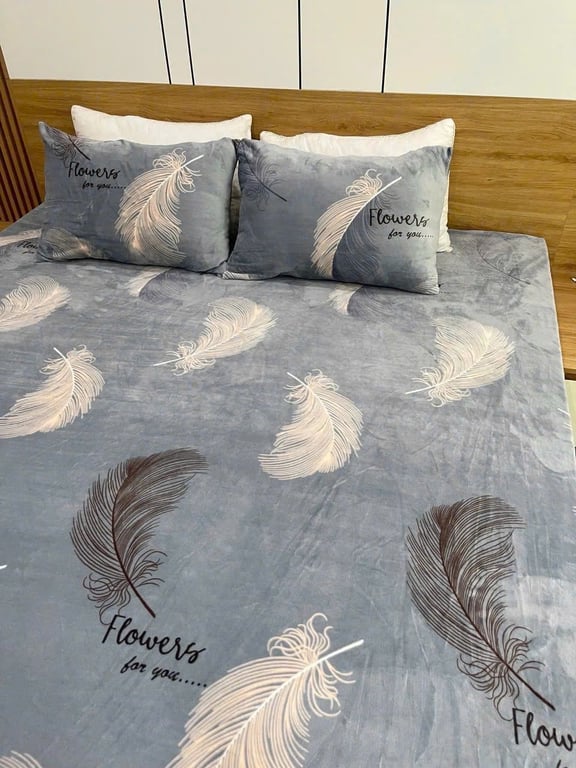 BỘ GA GỐI NỈ LÌ CAO CẤP