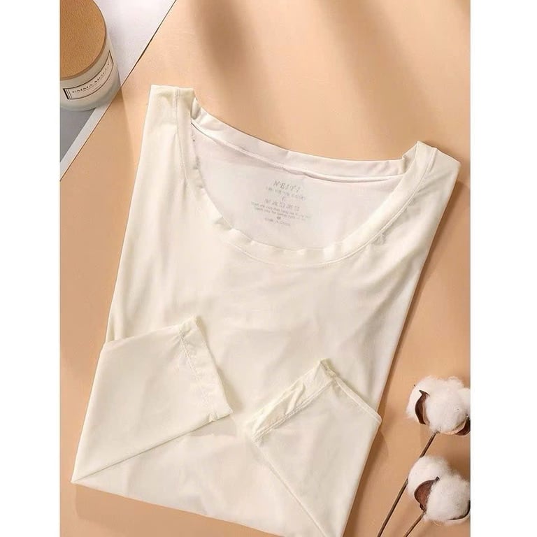 Áo Giữ Nhiệt Nữ Chất Liệu Sợi Chuyển Nhiệt Siêu Mỏng Giữ Ấm