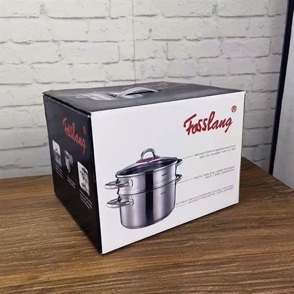 FL559 - BỘ NỒI XỬNG HẤP FOSSLANG 3L SIZE 24CM