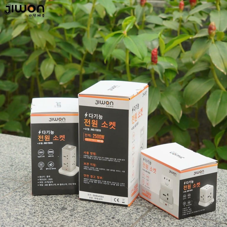 Ổ ĐIỆN ĐA NĂNG JIWON – ĐA CỔNG, SIÊU TIỆN LỢI