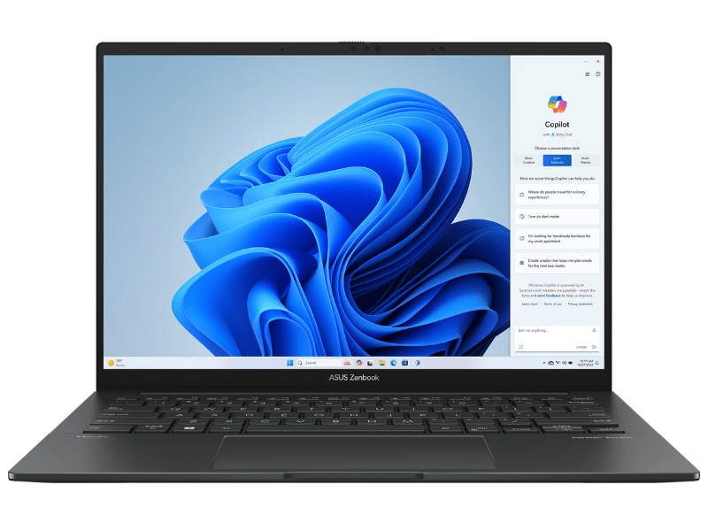 Laptop Asus Zenbook 14 OLED Q425MA 2024 (Core Ultra 7 155H/ 16GB/ 1TB/ 14" FHD+ OLED/Touch) - Nhập Khẩu