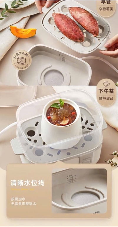 NỒI HẤP 2 TẦNG BEAR