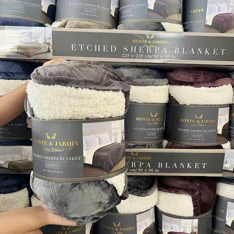 Chăn lông cừu Monte&Jardin