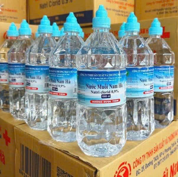 Nước muối nam hà 1 lít thùng/15c