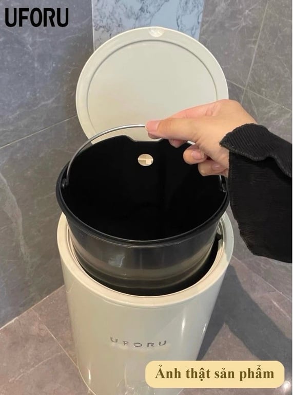 Thùng rác đạp chân bề mặt tráng men cao cấp - UÙ469 8L&12L