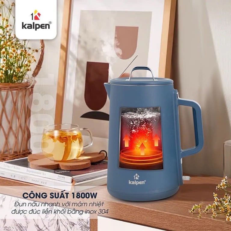 🇩🇪 ẤM SIÊU TỐC KALPEN KK93/KK94 1800ML