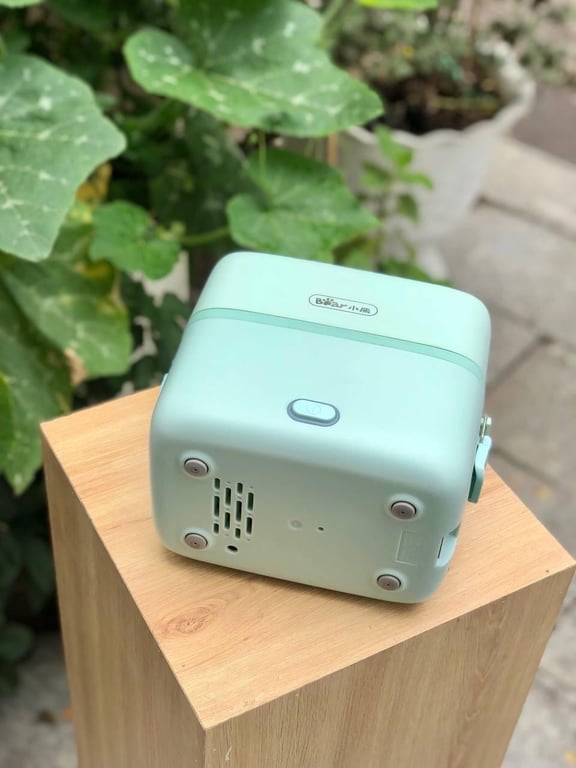 Hộp cơm điện Bear inox 304 cao cấp 2 tầng 3 ngăn DFH-B12E1